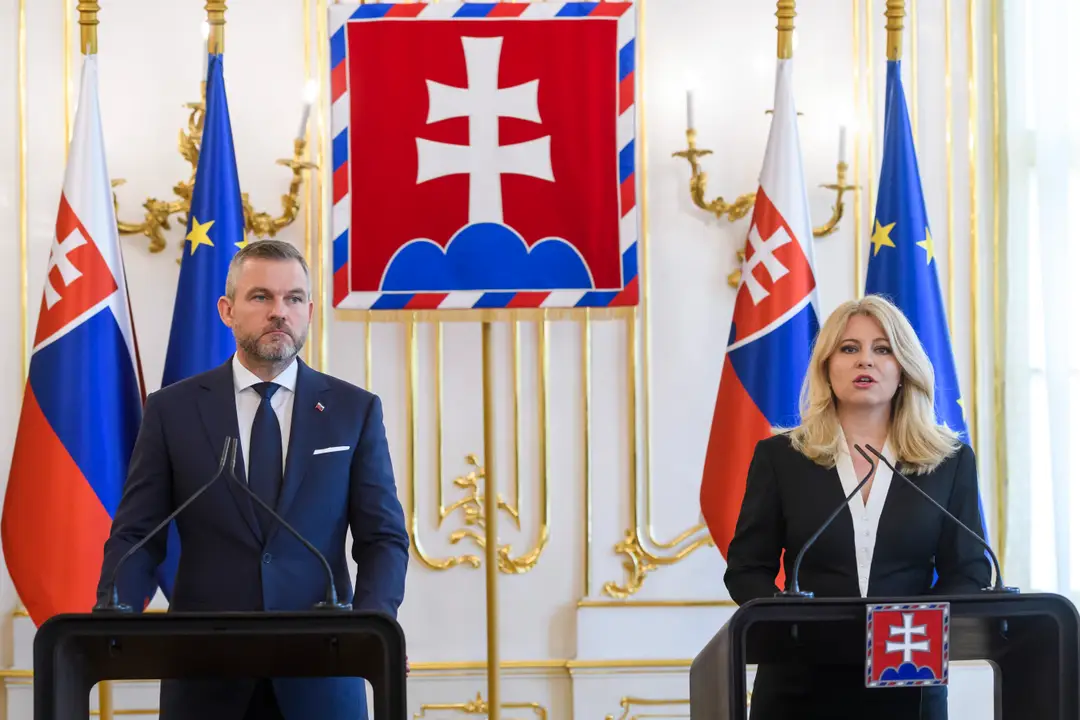Zuzana Čaputová a Peter Pellegrini.