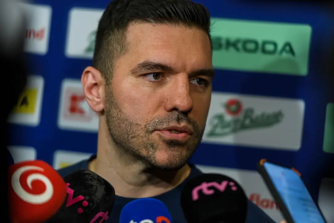 Na snímke asistent trénera slovenskej hokejovej reprezentácie Peter Frühauf.