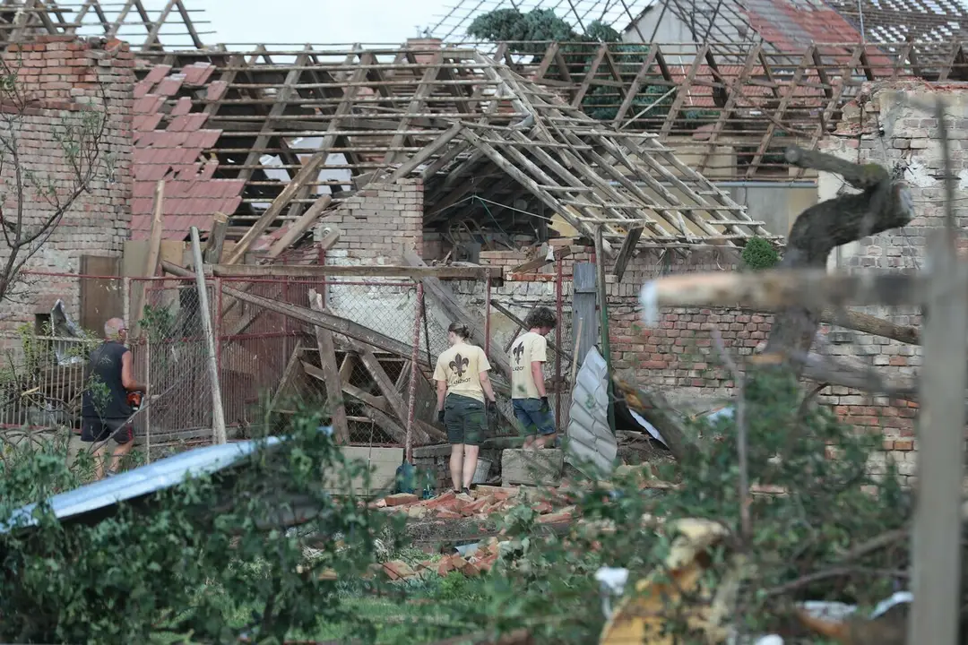 Tornádo zdevastovalo obce na južnej Morave