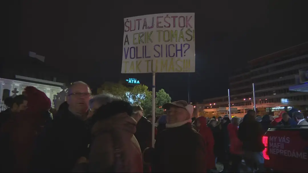 Záber zo zhromaždenia