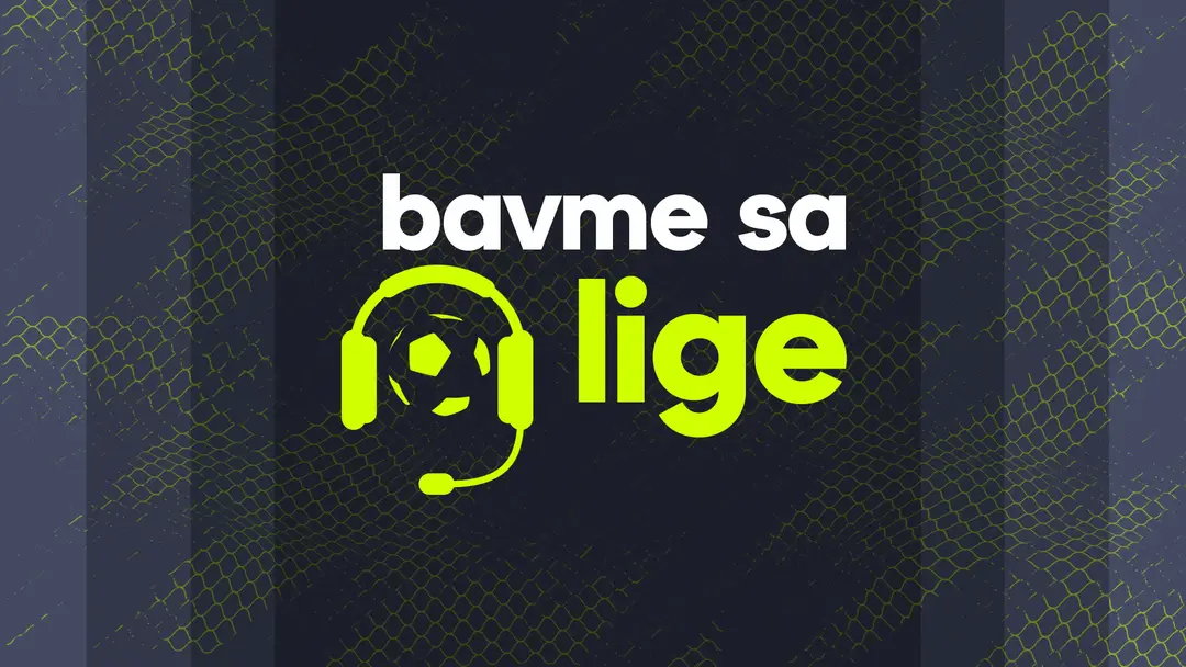 Logo podcastu Bavme sa o lige