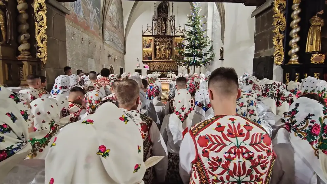 Polnočná omša v Lendaku.