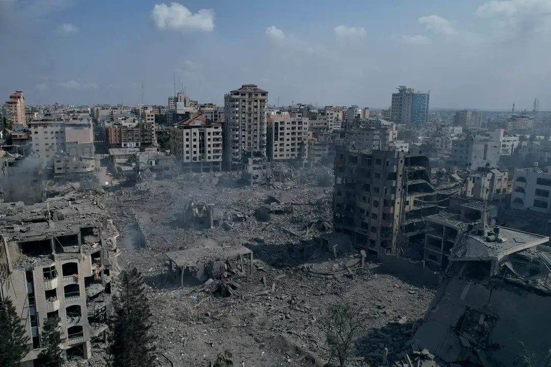 Gaza po izraelskom ostreľovaní.