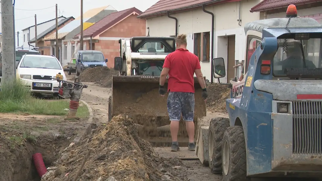 Na Morave stavajú nové domy.