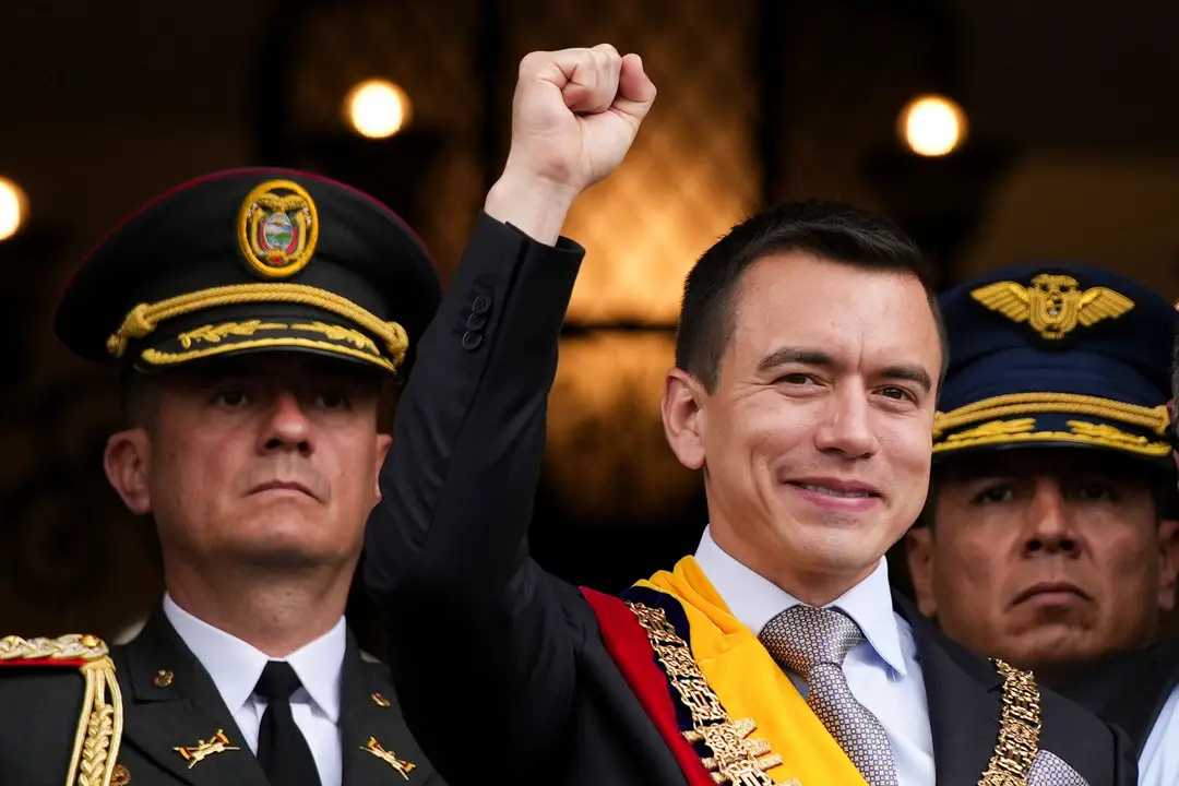 Najmladší ekvádorský prezident Daniel Noboa.