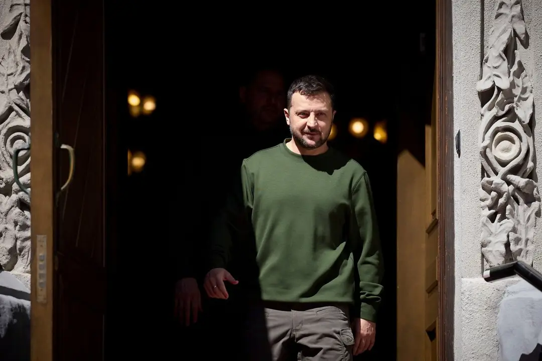 Ukrajinský prezident Volodymyr Zelenskyj.