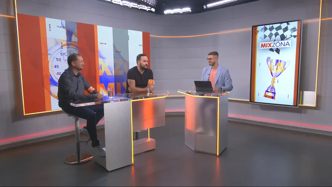 Jozef Petko, Andrej Zvolenský a Marián Červenka v štúdiu TN live.