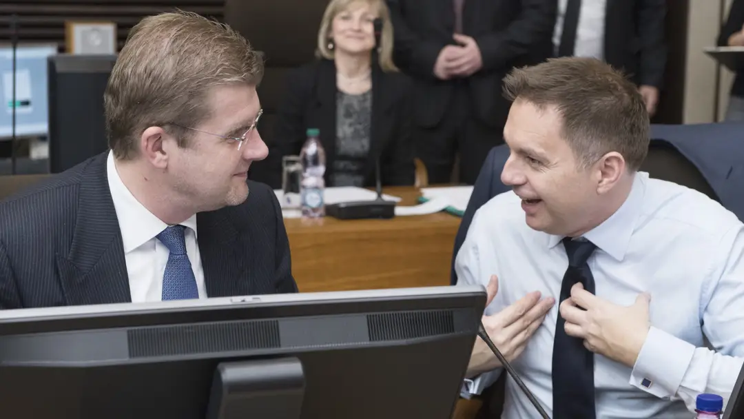 Peter Žiga a Peter Kažimír. 