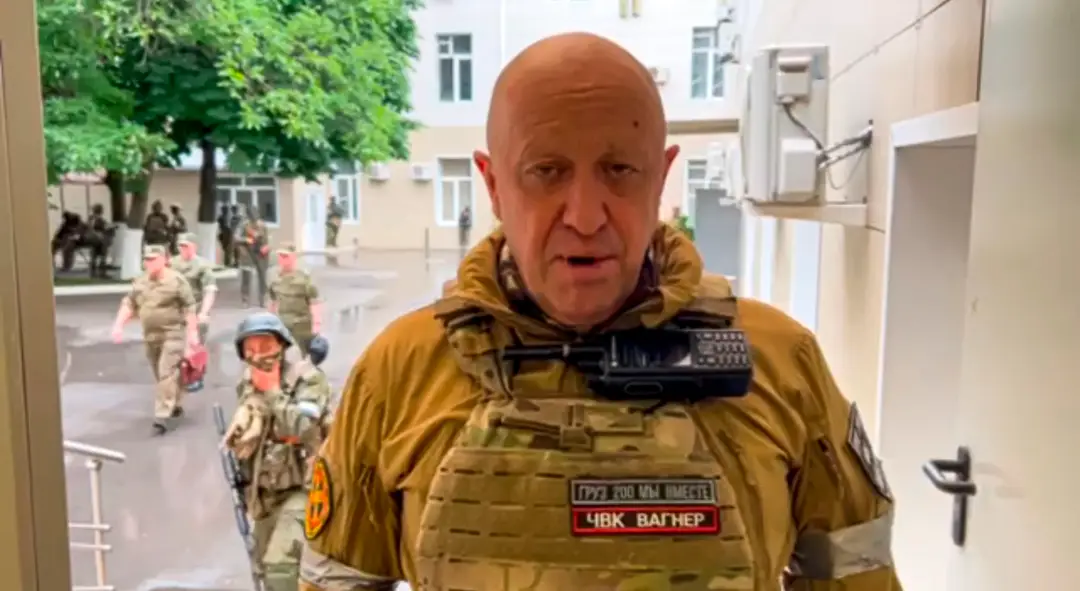 Jevgenij Prigožin v Rostove nad Donom.
