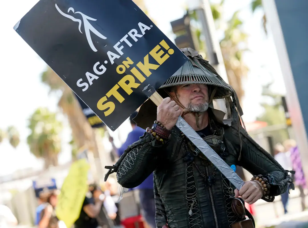 Štrajk pred štúdiami Netflix v Los Angeles