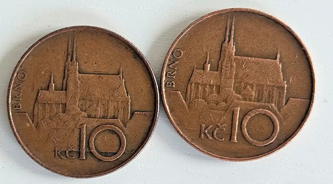 Vzácna desaťkorunáčka z roku 1993.