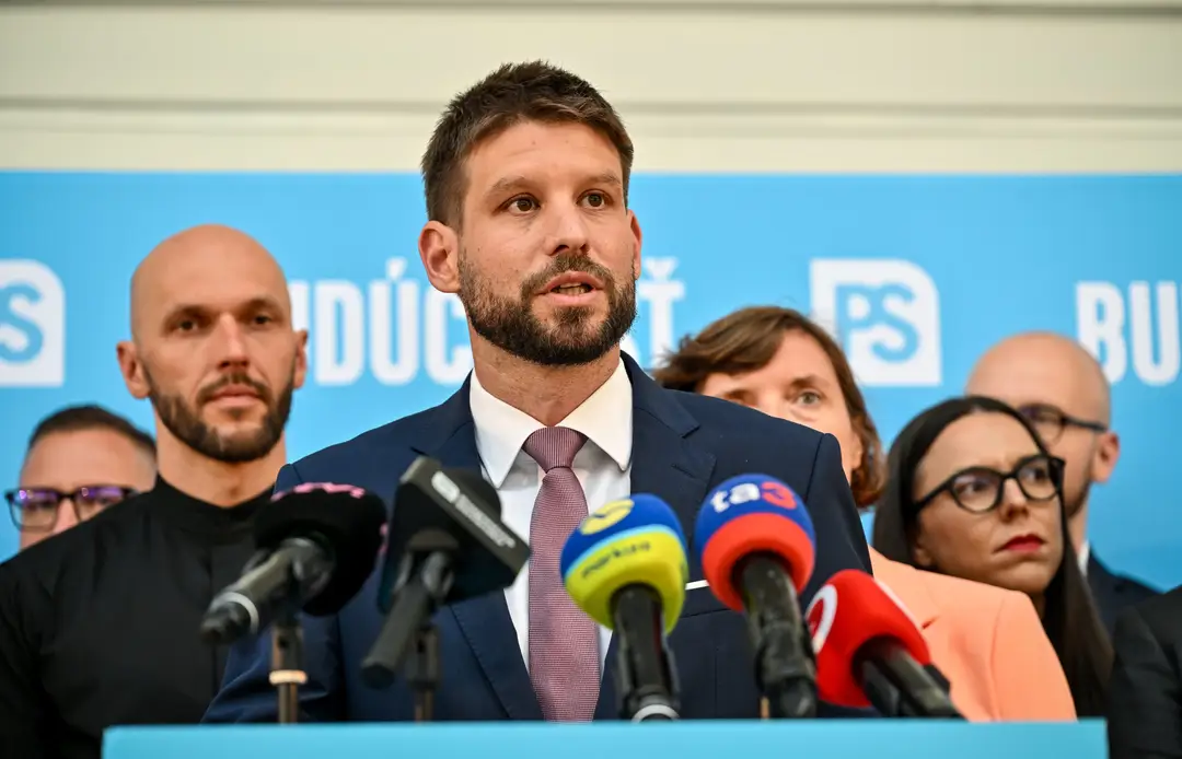 Predseda Progresívneho Slovenska Michal Šimečka.
