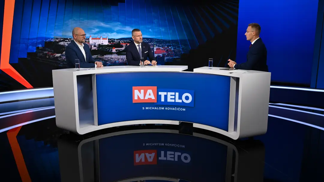Peter Pellegrini a Richard Sulík v relácii Na telo.
