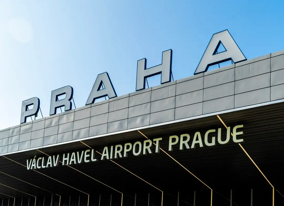 Letisko Václava Havla v Prahe.