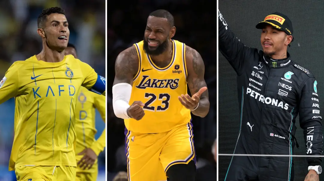 Ako sa v rebríčku umiestnili Cristiano Ronaldo, LeBron James alebo Lewis Hamilton?