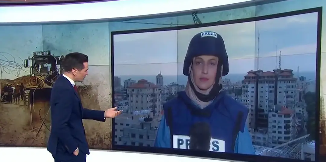 Redaktorka sa naživo prihovárala z Gazy