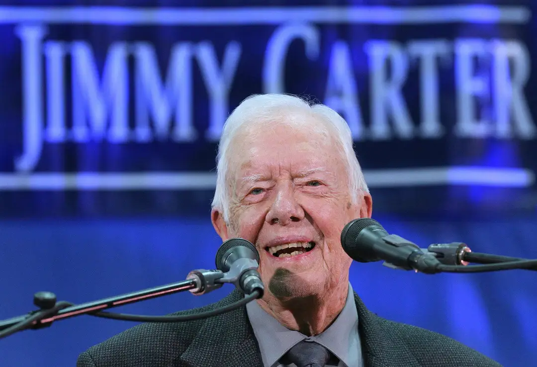 Bývalý prezident USA James Carter.