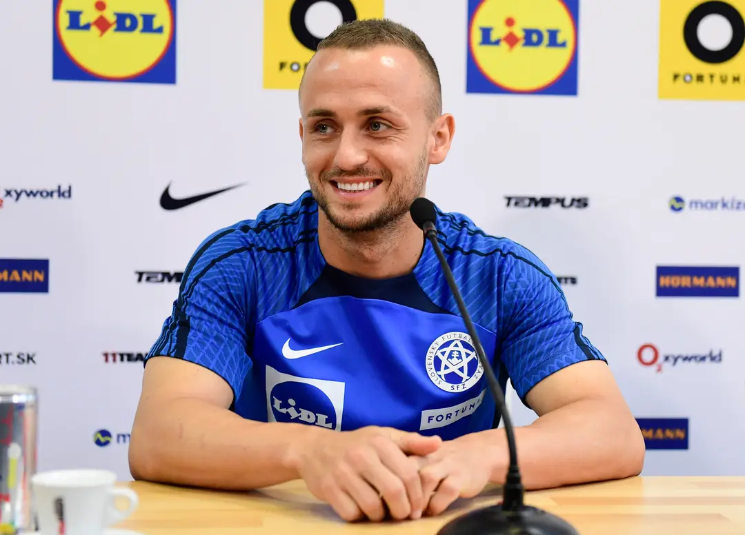 Na snímke slovenský futbalový reprezentant Stanislav Lobotka.