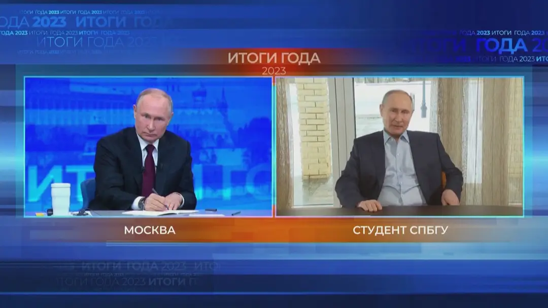 Vladimir Putin sa rozpráva so svojím AI dvojníkom.