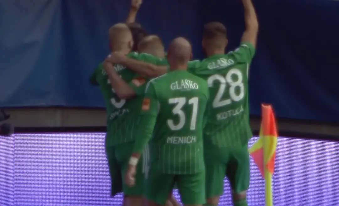 Prešovská radosť po góle na 2:2.