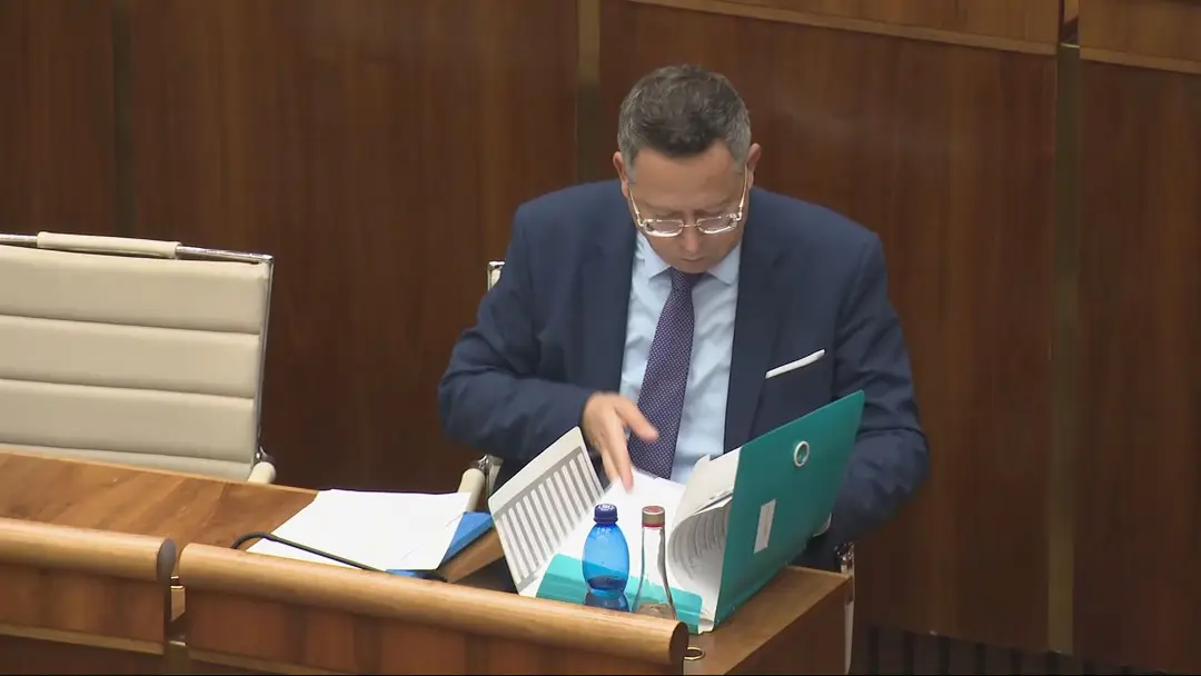 Minister financií Ladislav Kamenický.