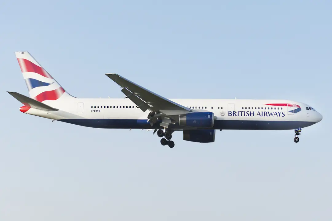 Boeing vo farbách British Airways