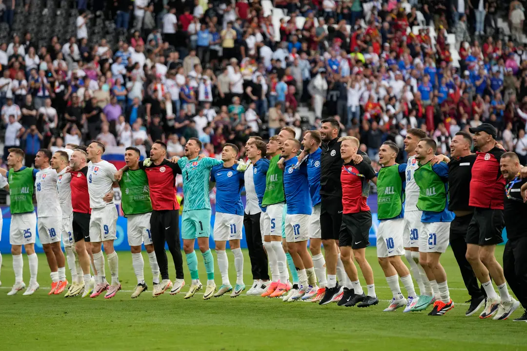 Slovenská futbalová reprezentácia na ME 2024.