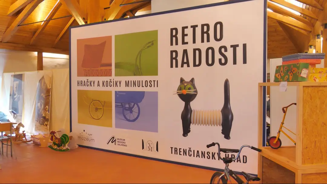 Výstava retro hračiek v Trenčíne.