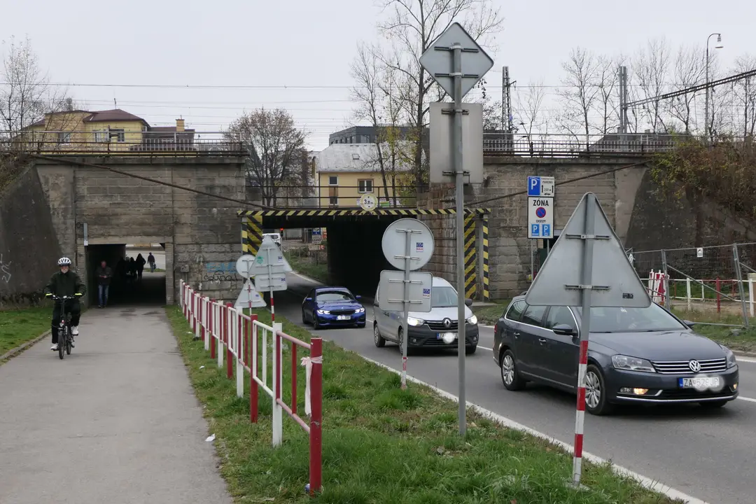 Podjazd na Kysuckej ulici v Žiline
