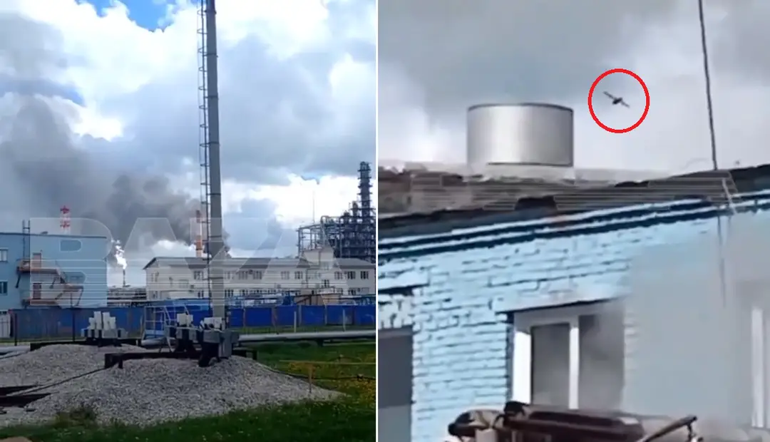 Ukrajinský dron útočil 1200 km za hranicami hlboko v ruskom území.