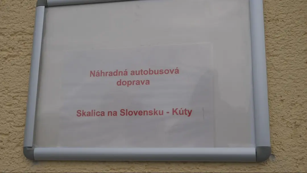 Oznam o náhradnej autobusovej doprave 