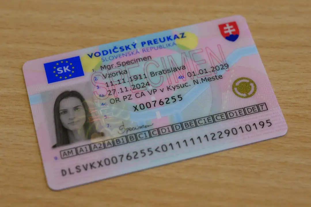 Vodičský preukaz - ilustračná snímka
