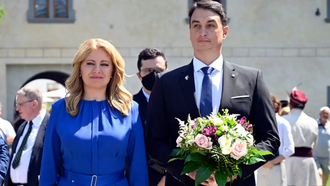 Prezidentka Zuzana Čaputová s partnerom Jurajom Rizmanom.