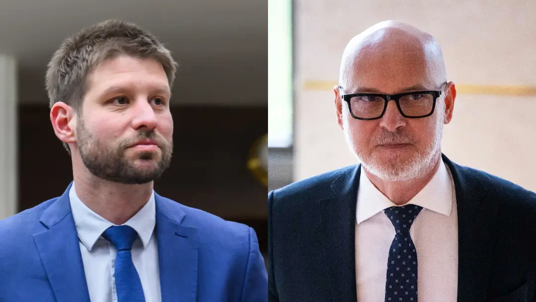 Michal Šimečka (PS) a Branislav Gröhling
