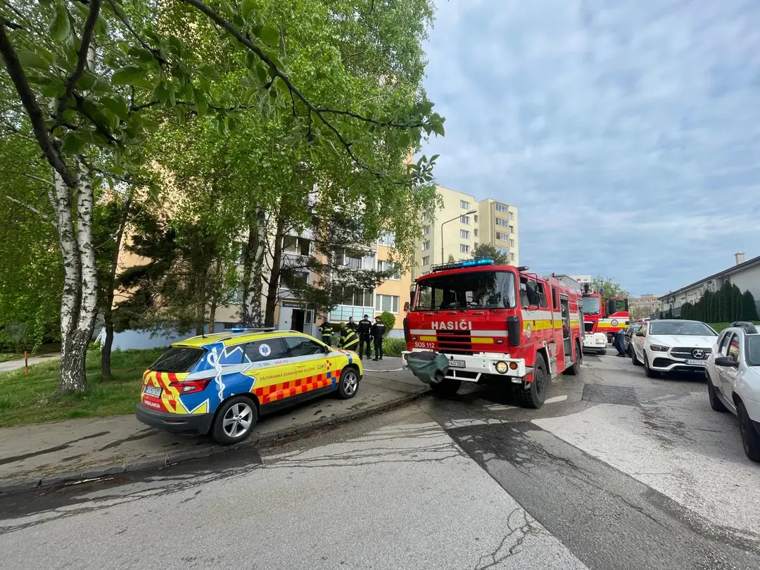 Požiar bytu v Košiciach