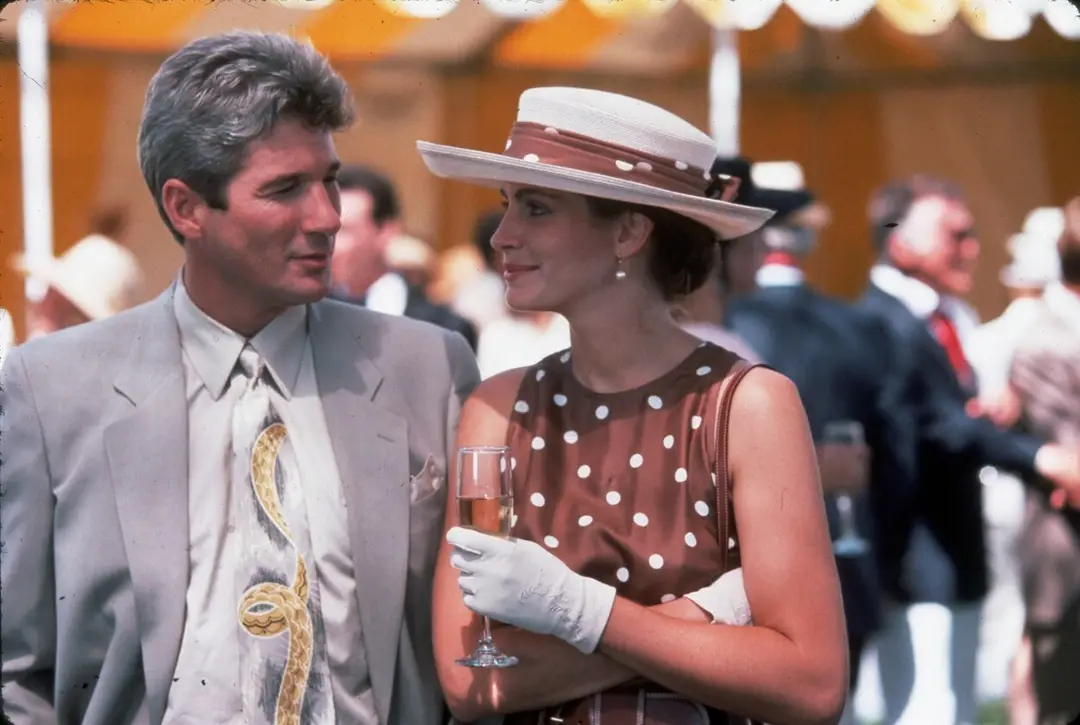 Julia Roberts a Richard Gere vo filme Pretty Woman.