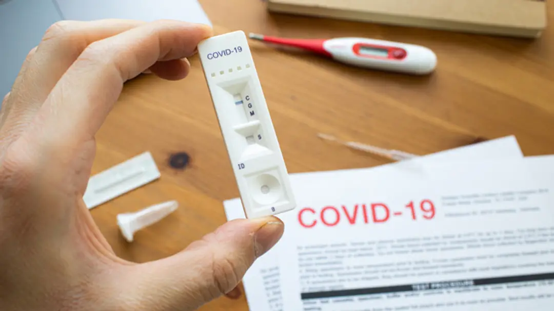 Testovacia sada na COVID-19.