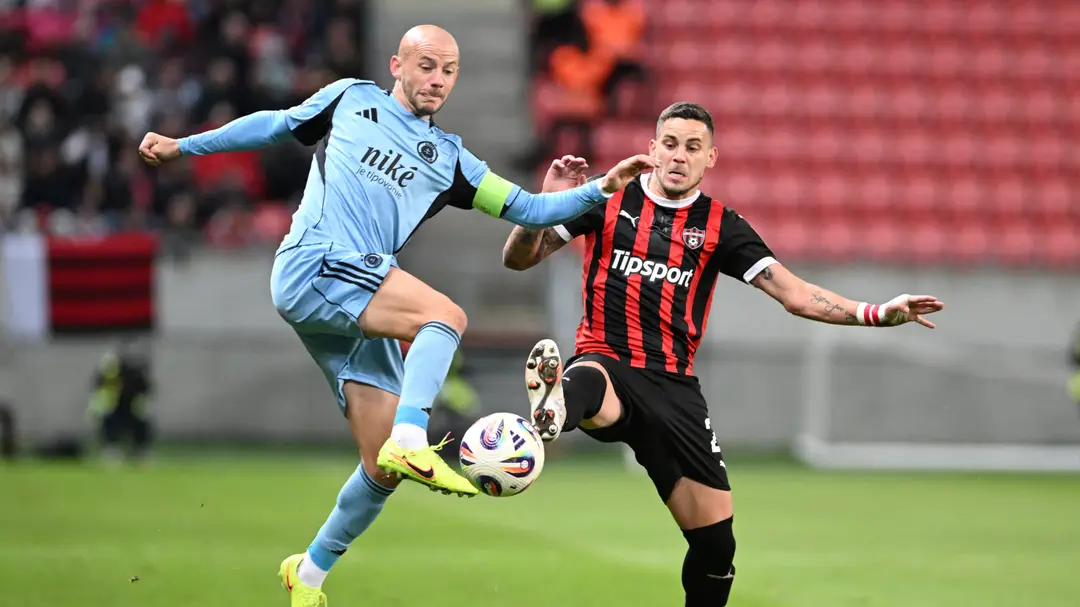 Momentka zo zápasu Spartak Trnava - ŠK Slovan Bratislava