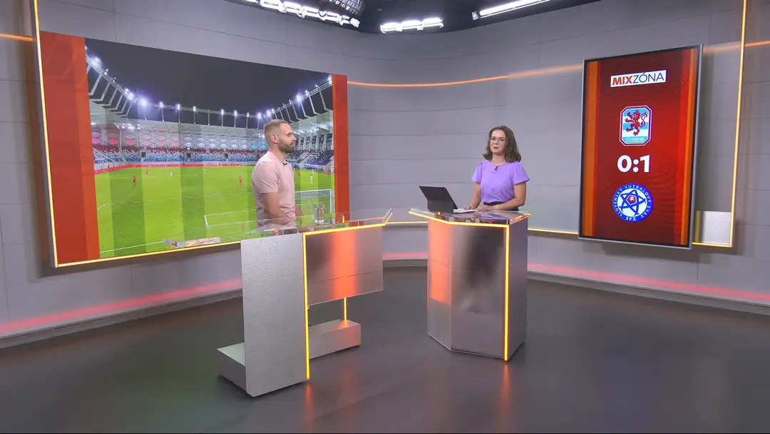 Tomáš Ďutka v štúdiu TN live.