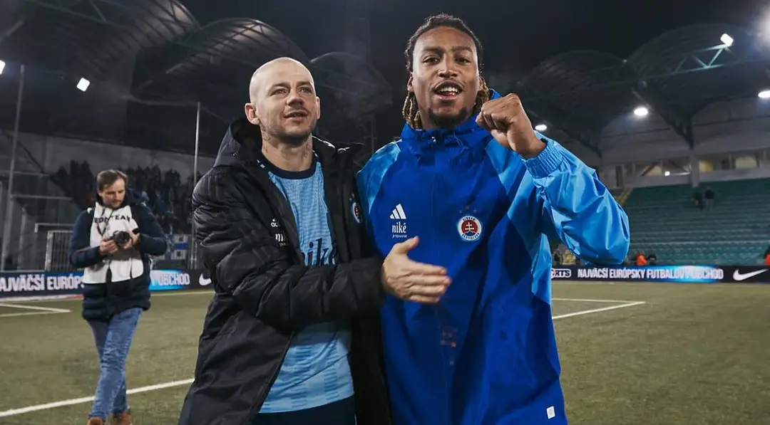 Vladimír Weiss mladší (vľavo) a Gerson Rodrigues.
