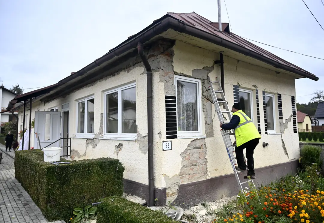 Zemetrasenie v obci Baškovce