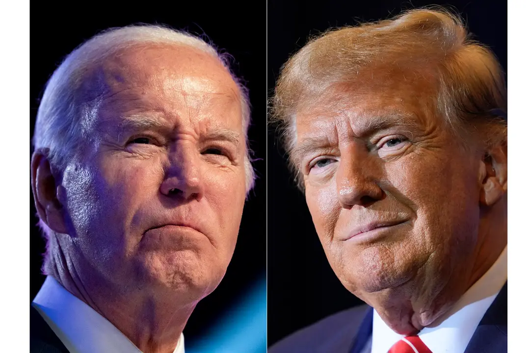 Joe Biden a Donald Trump