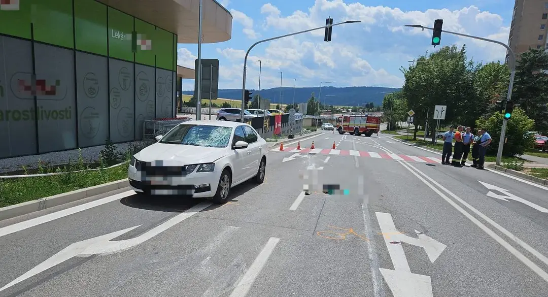 Tragická zrážka vozidla s chodkyňou v Poprade