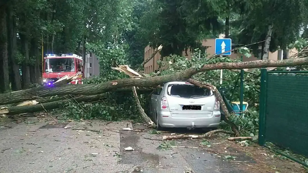 Odstraňovanie následkov nepriaznivého počasia.