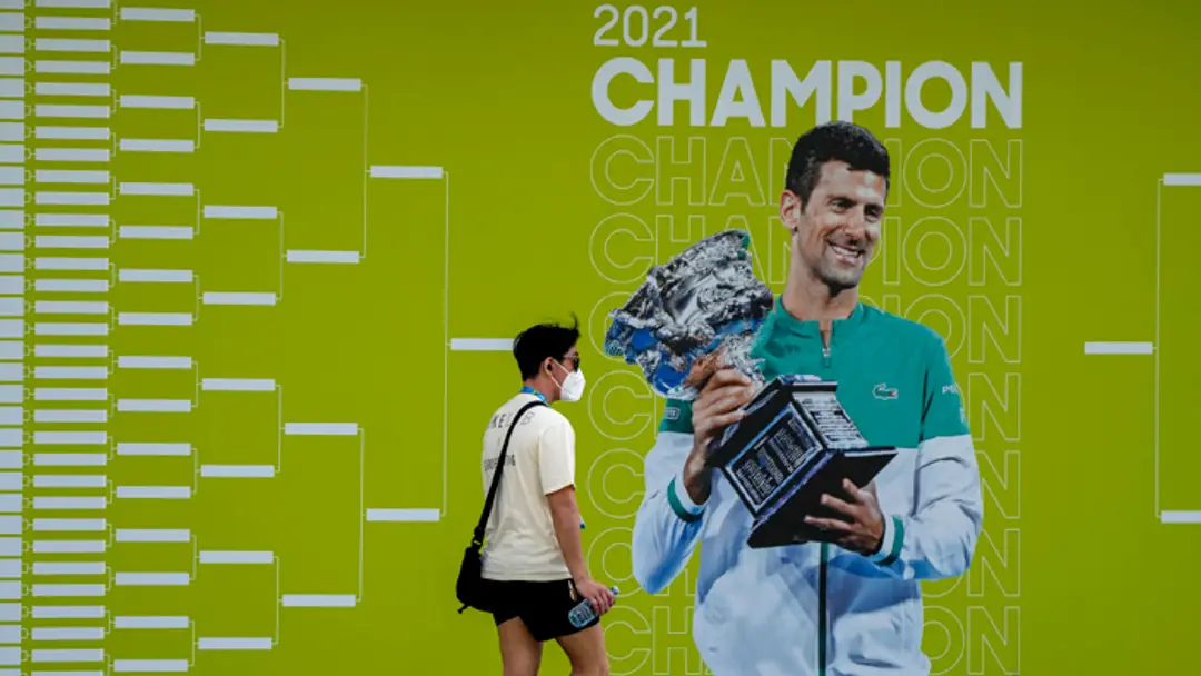 Srbský tenista Novak Djokovič.