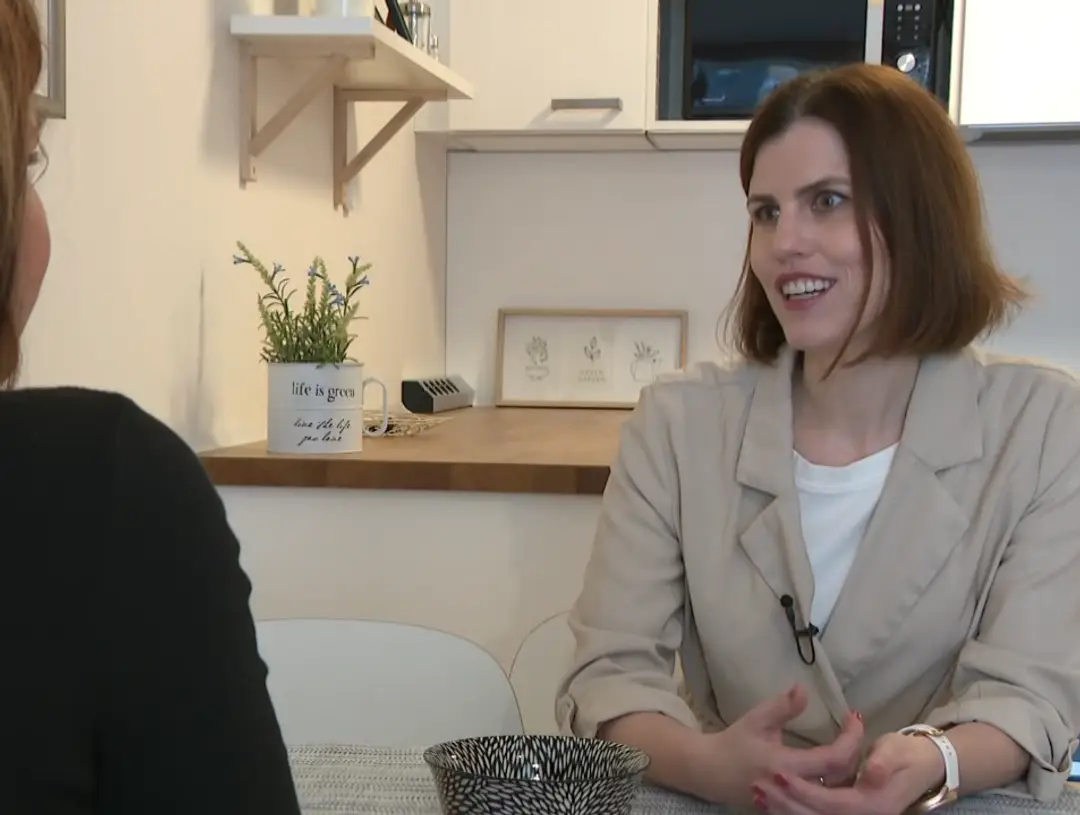 Terézia Miháliková z OZ Pracujúce matky. 