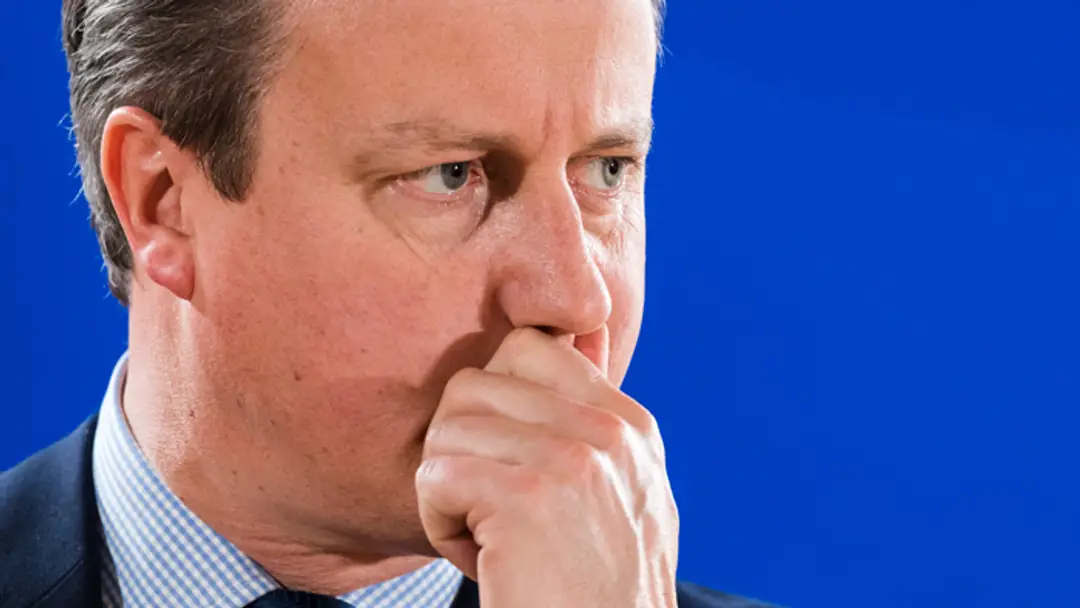 David Cameron v Bruseli. (archív)