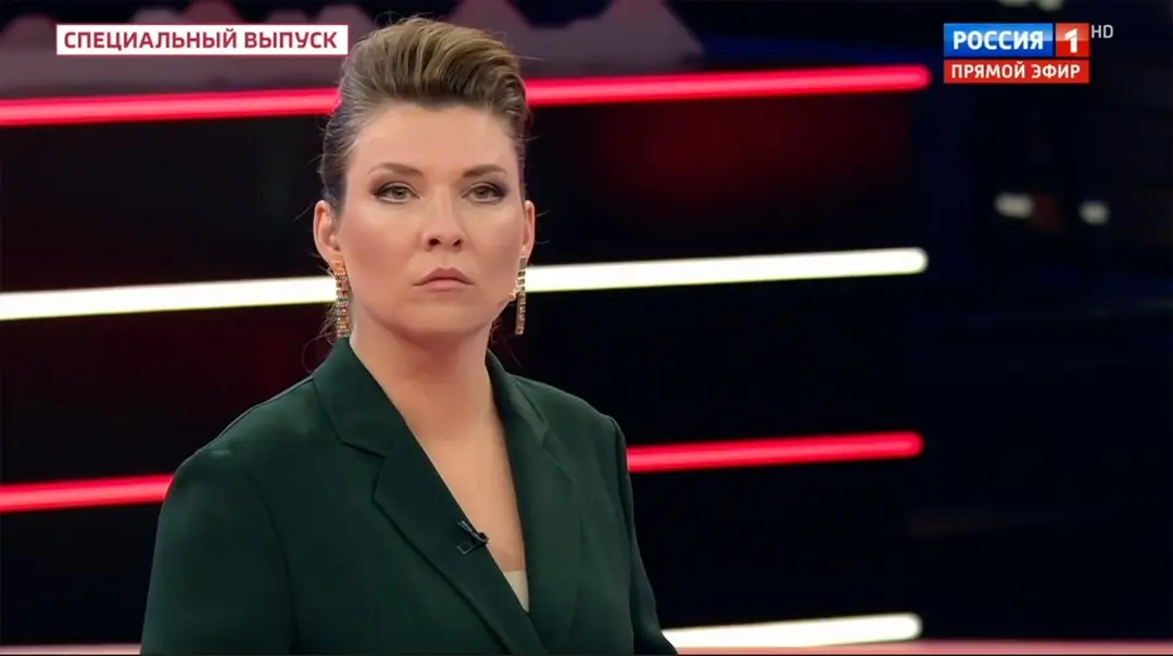 Moderátorka Oľga Skabajevová.