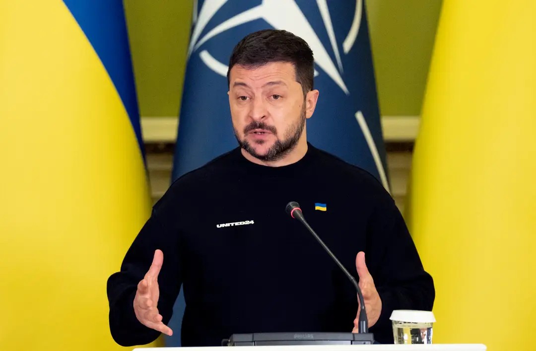 Ukrajinský prezident Volodymyr Zelenskyj.