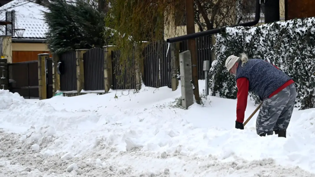 Snehová kalamita v Košiciach.